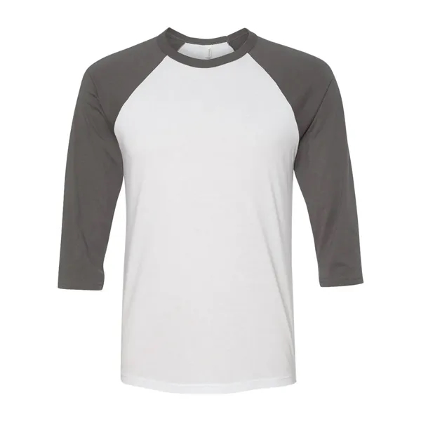 BELLA + CANVAS Unisex Three-Quarter Sleeve Baseball Tee - BELLA + CANVAS Unisex Three-Quarter Sleeve Baseball Tee - Image 45 of 89