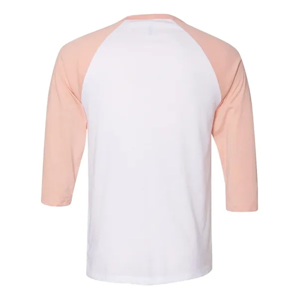 BELLA + CANVAS Unisex Three-Quarter Sleeve Baseball Tee - BELLA + CANVAS Unisex Three-Quarter Sleeve Baseball Tee - Image 63 of 89