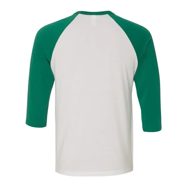 BELLA + CANVAS Unisex Three-Quarter Sleeve Baseball Tee - BELLA + CANVAS Unisex Three-Quarter Sleeve Baseball Tee - Image 66 of 89