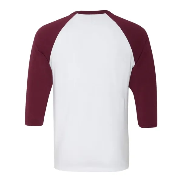 BELLA + CANVAS Unisex Three-Quarter Sleeve Baseball Tee - BELLA + CANVAS Unisex Three-Quarter Sleeve Baseball Tee - Image 68 of 89