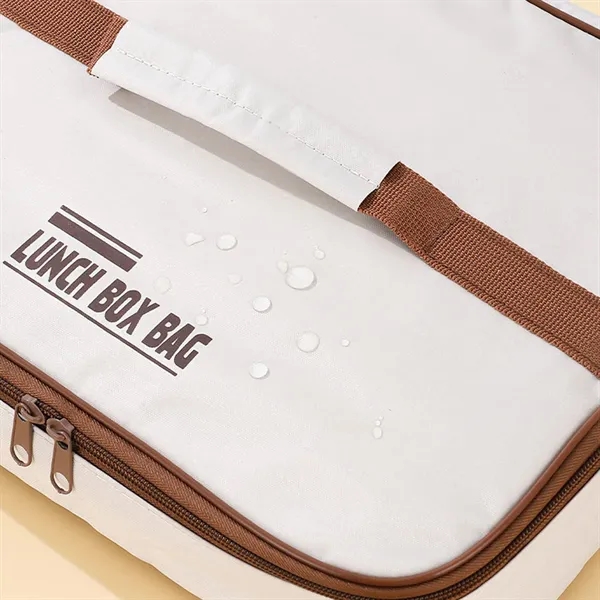 Reusable Insulated Lunch Boxes Portable Snack Cooler Bags - Reusable Insulated Lunch Boxes Portable Snack Cooler Bags - Image 5 of 7