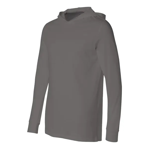 BELLA + CANVAS Unisex Jersey Hooded Long Sleeve Tee - BELLA + CANVAS Unisex Jersey Hooded Long Sleeve Tee - Image 2 of 30