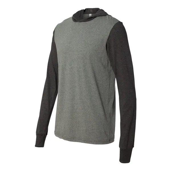 BELLA + CANVAS Unisex Jersey Hooded Long Sleeve Tee - BELLA + CANVAS Unisex Jersey Hooded Long Sleeve Tee - Image 14 of 30