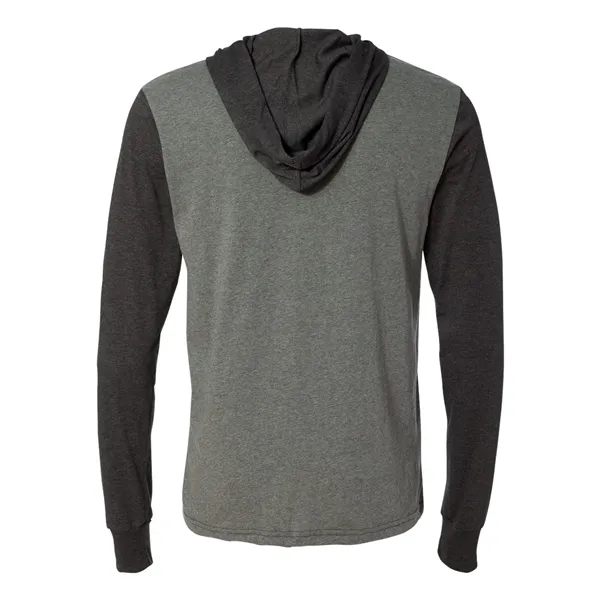 BELLA + CANVAS Unisex Jersey Hooded Long Sleeve Tee - BELLA + CANVAS Unisex Jersey Hooded Long Sleeve Tee - Image 15 of 30