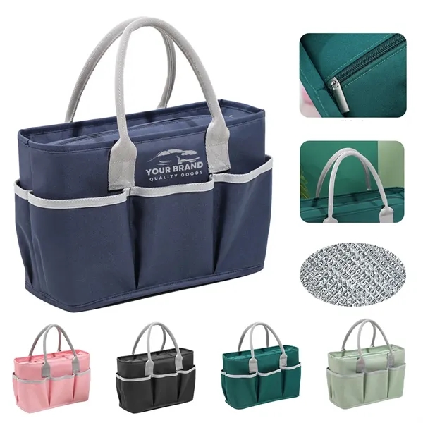 8.75L Insulated Cooler Bags Portable Zipper Lunch Box - 8.75L Insulated Cooler Bags Portable Zipper Lunch Box - Image 0 of 5