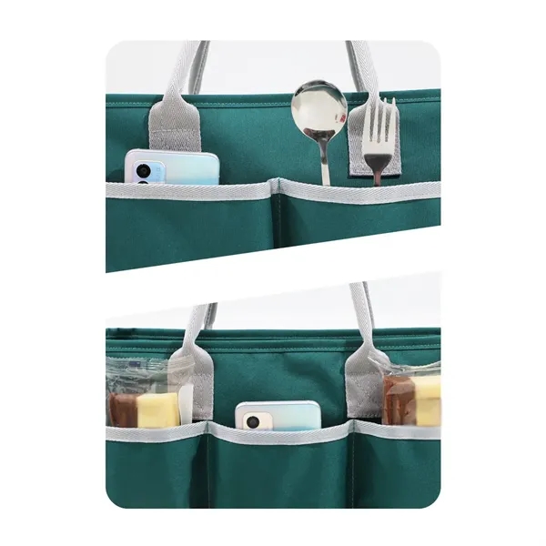 8.75L Insulated Cooler Bags Portable Zipper Lunch Box - 8.75L Insulated Cooler Bags Portable Zipper Lunch Box - Image 4 of 5