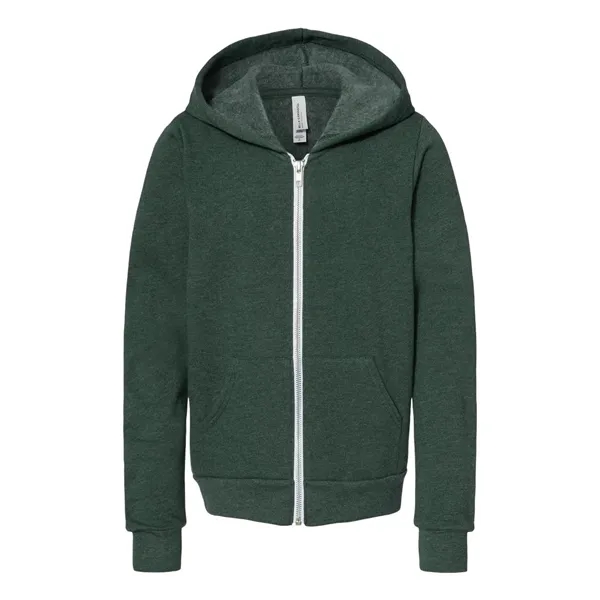 BELLA + CANVAS Youth Sponge Fleece Full-Zip Hoodie Sweats... - BELLA + CANVAS Youth Sponge Fleece Full-Zip Hoodie Sweats... - Image 7 of 12