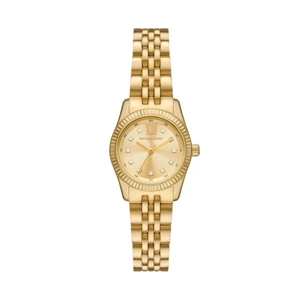 Michael Kors Women's Petite Lexington Pave Gold-Tone Watch - Michael Kors Women's Petite Lexington Pave Gold-Tone Watch - Image 0 of 0