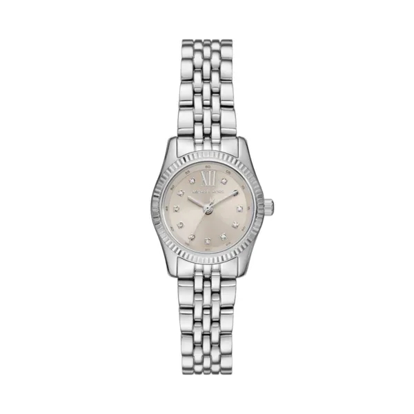 Michael Kors Women's Petite Lexington Pave Silver-Tone Watch - Michael Kors Women's Petite Lexington Pave Silver-Tone Watch - Image 0 of 0