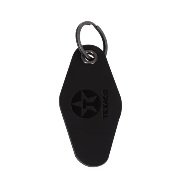Custom Peninsula Leather Keychain