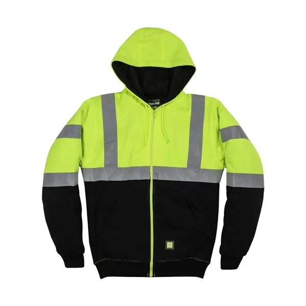 Berne Apparel Men's Hi-Vis Class 3 Color Block Full-Zip H...