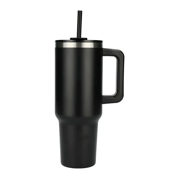 Pinnacle Recycled Travel Tumbler with Straw 40oz - Pinnacle Recycled Travel Tumbler with Straw 40oz - Image 11 of 54
