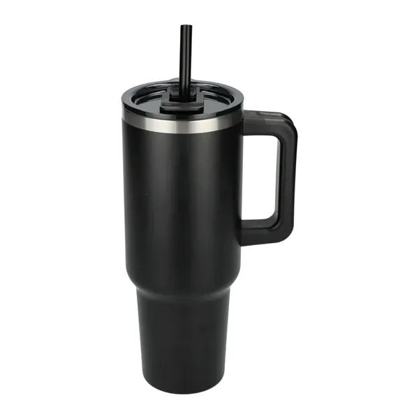 Pinnacle Recycled Travel Tumbler with Straw 40oz - Pinnacle Recycled Travel Tumbler with Straw 40oz - Image 12 of 54