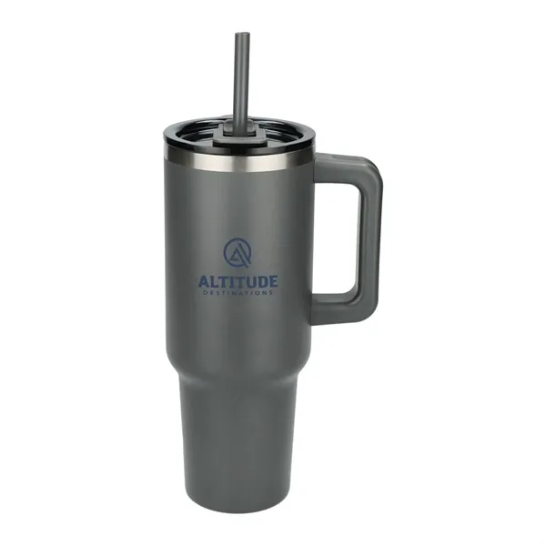 Pinnacle Recycled Travel Tumbler with Straw 40oz - Pinnacle Recycled Travel Tumbler with Straw 40oz - Image 16 of 54