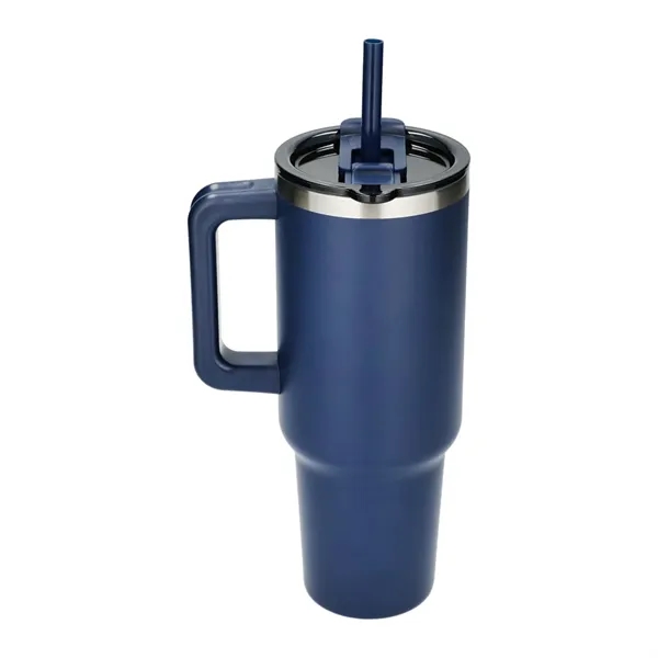 Pinnacle Recycled Travel Tumbler with Straw 40oz - Pinnacle Recycled Travel Tumbler with Straw 40oz - Image 28 of 54