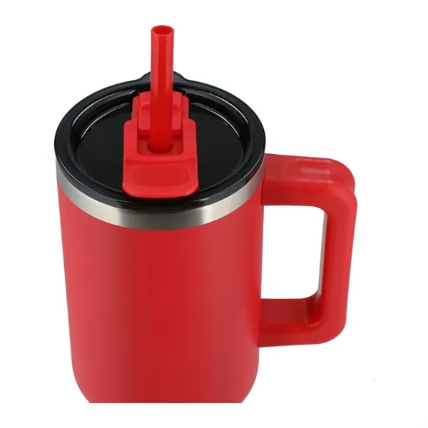 Pinnacle Recycled Travel Tumbler with Straw 40oz - Pinnacle Recycled Travel Tumbler with Straw 40oz - Image 39 of 54