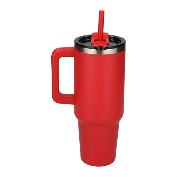 Pinnacle Recycled Travel Tumbler with Straw 40oz - Pinnacle Recycled Travel Tumbler with Straw 40oz - Image 40 of 54