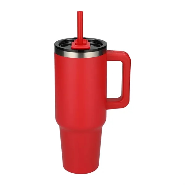 Pinnacle Recycled Travel Tumbler with Straw 40oz - Pinnacle Recycled Travel Tumbler with Straw 40oz - Image 42 of 54