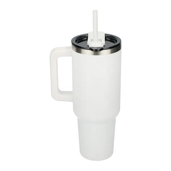 Pinnacle Recycled Travel Tumbler with Straw 40oz - Pinnacle Recycled Travel Tumbler with Straw 40oz - Image 47 of 54