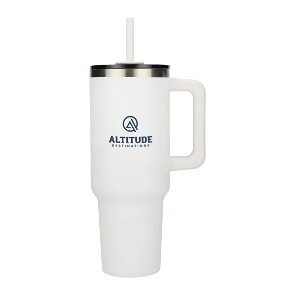 Pinnacle Recycled Travel Tumbler with Straw 40oz - Pinnacle Recycled Travel Tumbler with Straw 40oz - Image 54 of 54
