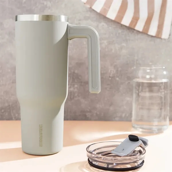32 oz Hydrapeak® Stainless Steel Insulated Tumbler w/ Handle - 32 oz Hydrapeak® Stainless Steel Insulated Tumbler w/ Handle - Image 1 of 6
