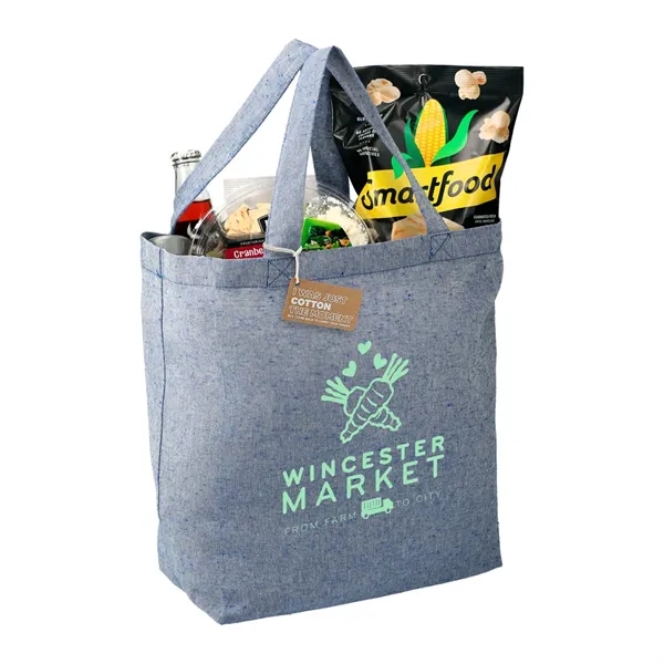 Recycled 5oz Cotton Twill Grocery Tote - Recycled 5oz Cotton Twill Grocery Tote - Image 4 of 18