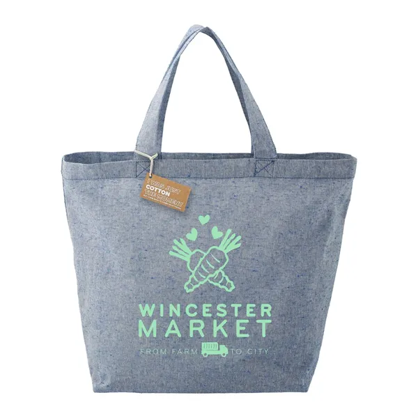 Recycled 5oz Cotton Twill Grocery Tote - Recycled 5oz Cotton Twill Grocery Tote - Image 7 of 18