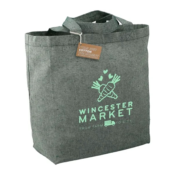 Recycled 5oz Cotton Twill Grocery Tote - Recycled 5oz Cotton Twill Grocery Tote - Image 8 of 18