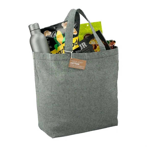 Recycled 5oz Cotton Twill Grocery Tote - Recycled 5oz Cotton Twill Grocery Tote - Image 9 of 18