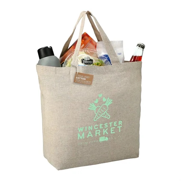 Recycled 5oz Cotton Twill Grocery Tote - Recycled 5oz Cotton Twill Grocery Tote - Image 15 of 18