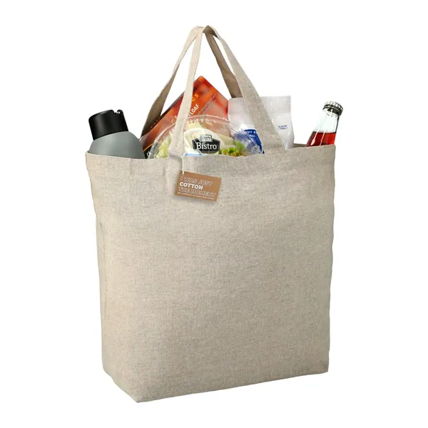Recycled 5oz Cotton Twill Grocery Tote - Recycled 5oz Cotton Twill Grocery Tote - Image 17 of 18