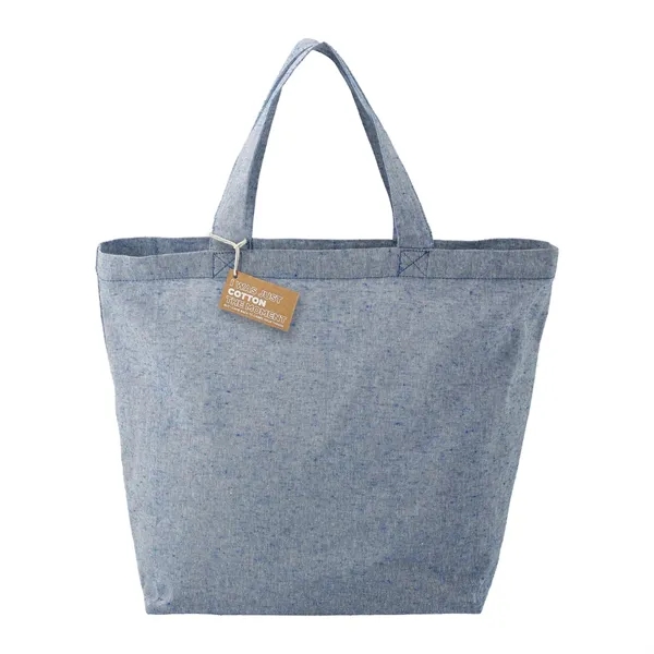 Recycled 5oz Cotton Twill Grocery Tote - Recycled 5oz Cotton Twill Grocery Tote - Image 6 of 18
