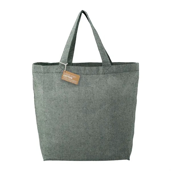 Recycled 5oz Cotton Twill Grocery Tote - Recycled 5oz Cotton Twill Grocery Tote - Image 10 of 18