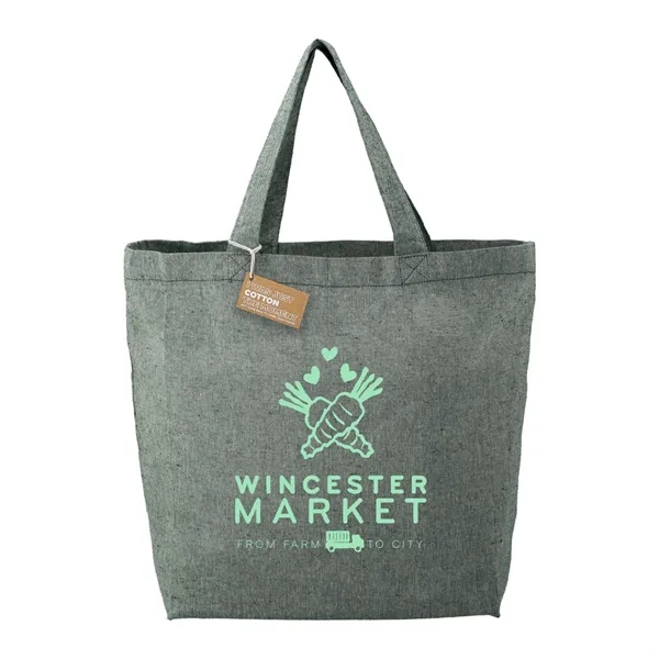 Recycled 5oz Cotton Twill Grocery Tote - Recycled 5oz Cotton Twill Grocery Tote - Image 13 of 18