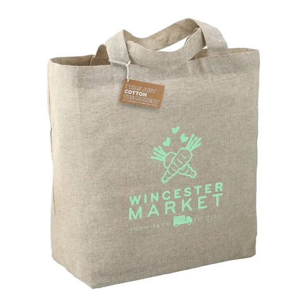 Recycled 5oz Cotton Twill Grocery Tote - Recycled 5oz Cotton Twill Grocery Tote - Image 18 of 18