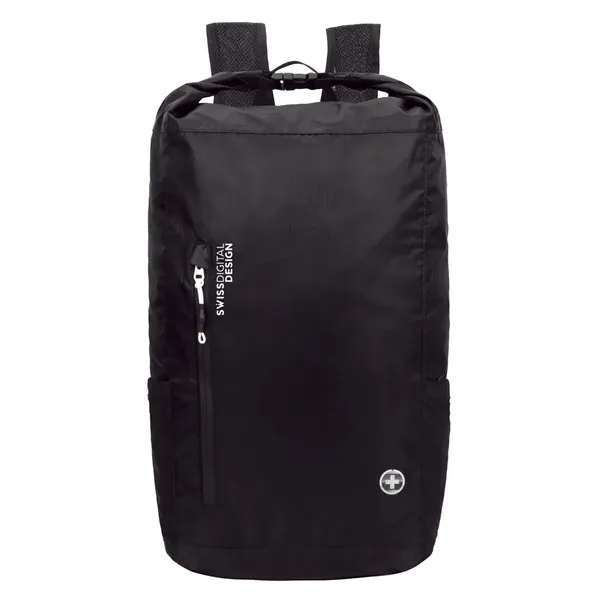 SwissDigital® Ultra Light Water Resistant Foldable Backpack - SwissDigital® Ultra Light Water Resistant Foldable Backpack - Image 13 of 14