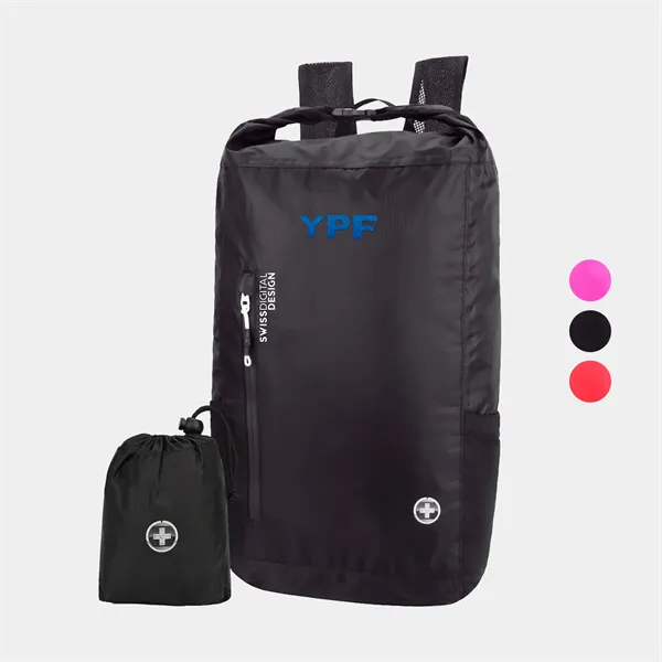 SwissDigital® Ultra Light Water Resistant Foldable Backpack - SwissDigital® Ultra Light Water Resistant Foldable Backpack - Image 0 of 14