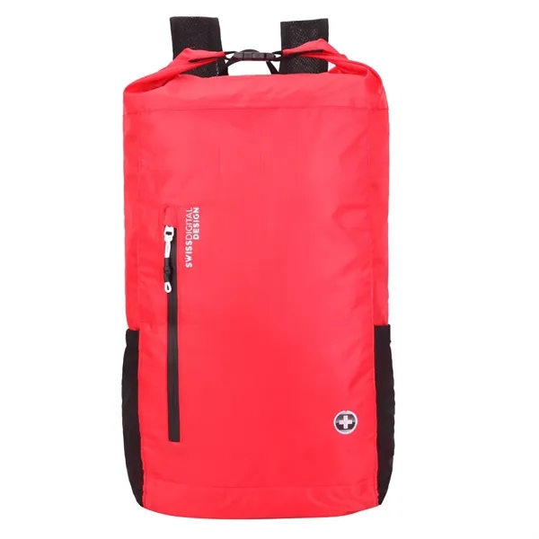 SwissDigital® Ultra Light Water Resistant Foldable Backpack - SwissDigital® Ultra Light Water Resistant Foldable Backpack - Image 14 of 14