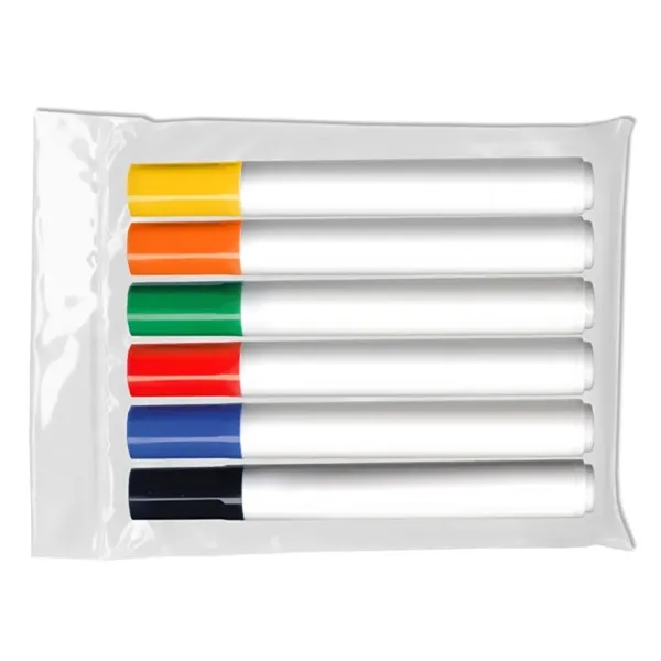 Chisel Tip Dry Erase Markers - USA Made - 6 Pack - Chisel Tip Dry Erase Markers - USA Made - 6 Pack - Image 1 of 1
