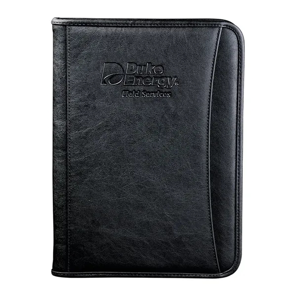 FSC® Mix Executive DuraHyde Zippered Padfolio - FSC® Mix Executive DuraHyde Zippered Padfolio - Image 1 of 15