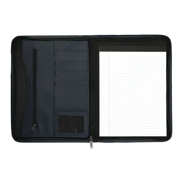 FSC® Mix Executive DuraHyde Zippered Padfolio - FSC® Mix Executive DuraHyde Zippered Padfolio - Image 13 of 15