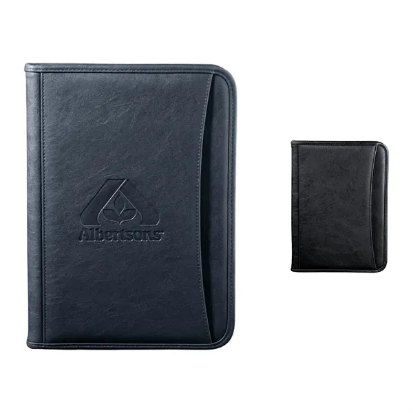FSC® Mix Executive DuraHyde Zippered Padfolio - FSC® Mix Executive DuraHyde Zippered Padfolio - Image 0 of 15