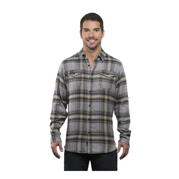 Burnside Men's Yarn-Dyed Flannel Shirt - Burnside Men's Yarn-Dyed Flannel Shirt - Image 37 of 58