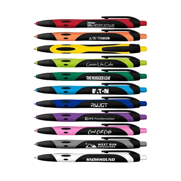iWriter® Gel-Sport Stylus - Soft Touch Rubberized Hybrid Ink - iWriter® Gel-Sport Stylus - Soft Touch Rubberized Hybrid Ink - Image 0 of 11
