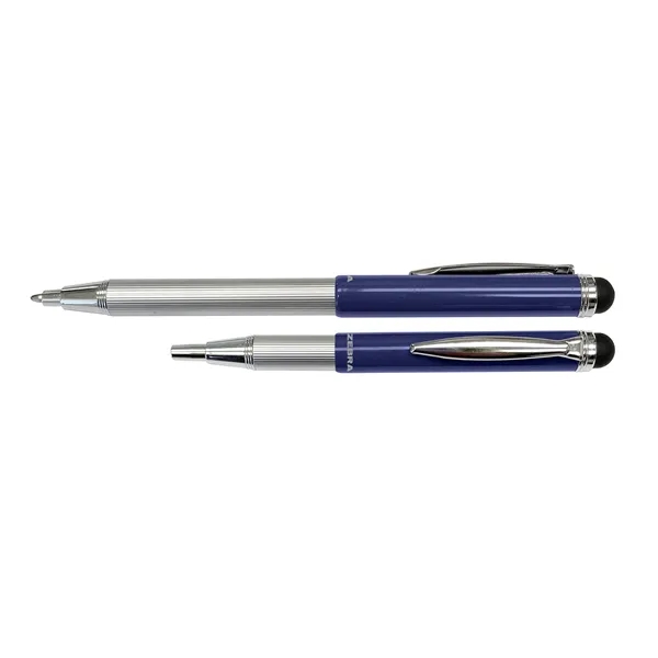 Zebra Telescopic Expandable Metal Ballpoint Pen & Stylus