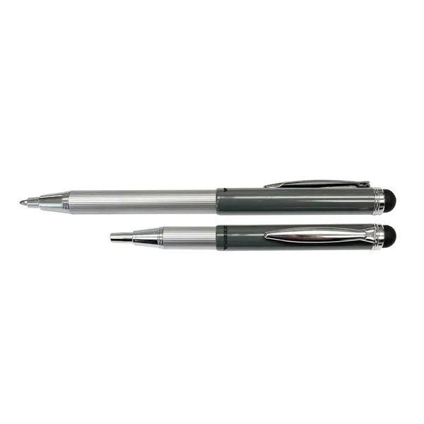 Zebra Telescopic Expandable Metal Ballpoint Pen & Stylus