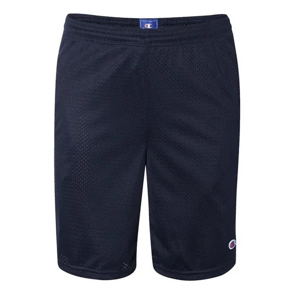 Champion Unisex Polyester Mesh 9" Shorts with Pockets - Champion Unisex Polyester Mesh 9" Shorts with Pockets - Image 16 of 21