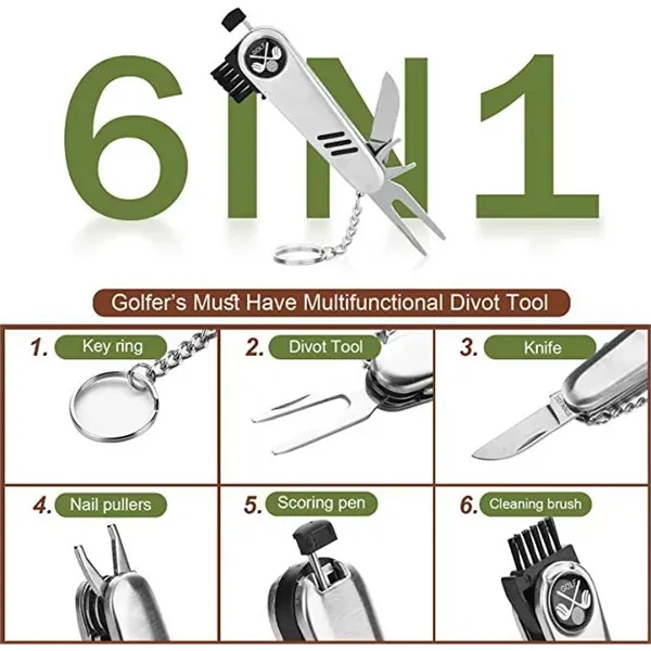 7 in 1 Golf Accessories Set - 7 in 1 Golf Accessories Set - Image 1 of 6