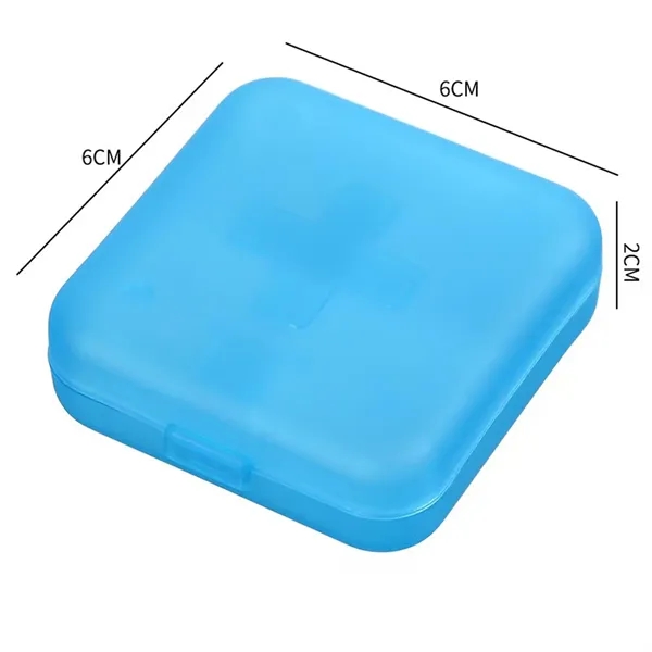 Portable 4 Compartment Pill Box - Portable 4 Compartment Pill Box - Image 1 of 1