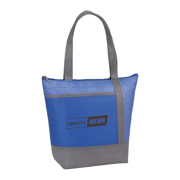Chrome Non-Woven 9 Can Lunch Cooler - Chrome Non-Woven 9 Can Lunch Cooler - Image 13 of 14